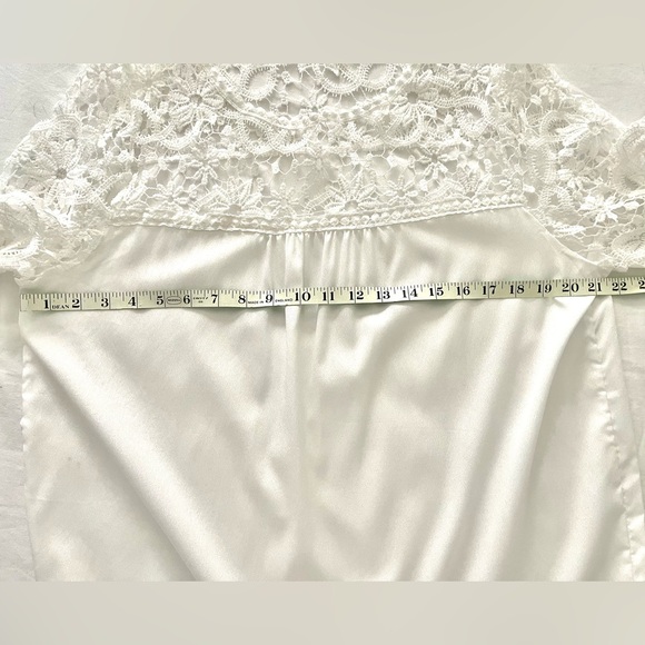 Elegant Lace White Blouse* - Picture 7 of 10